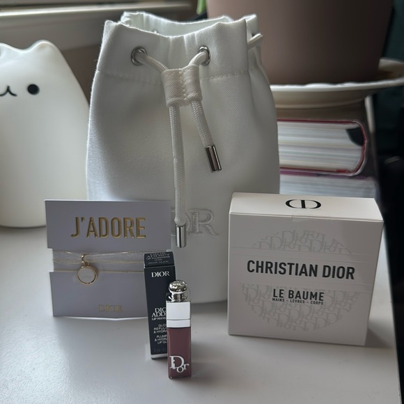 Dior Other - Dior Beauty Bundle with White Pouch
